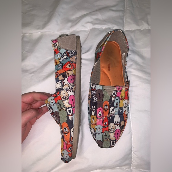 BOBS dog print shoes— women’s 8 1/2 - Picture 2 of 8